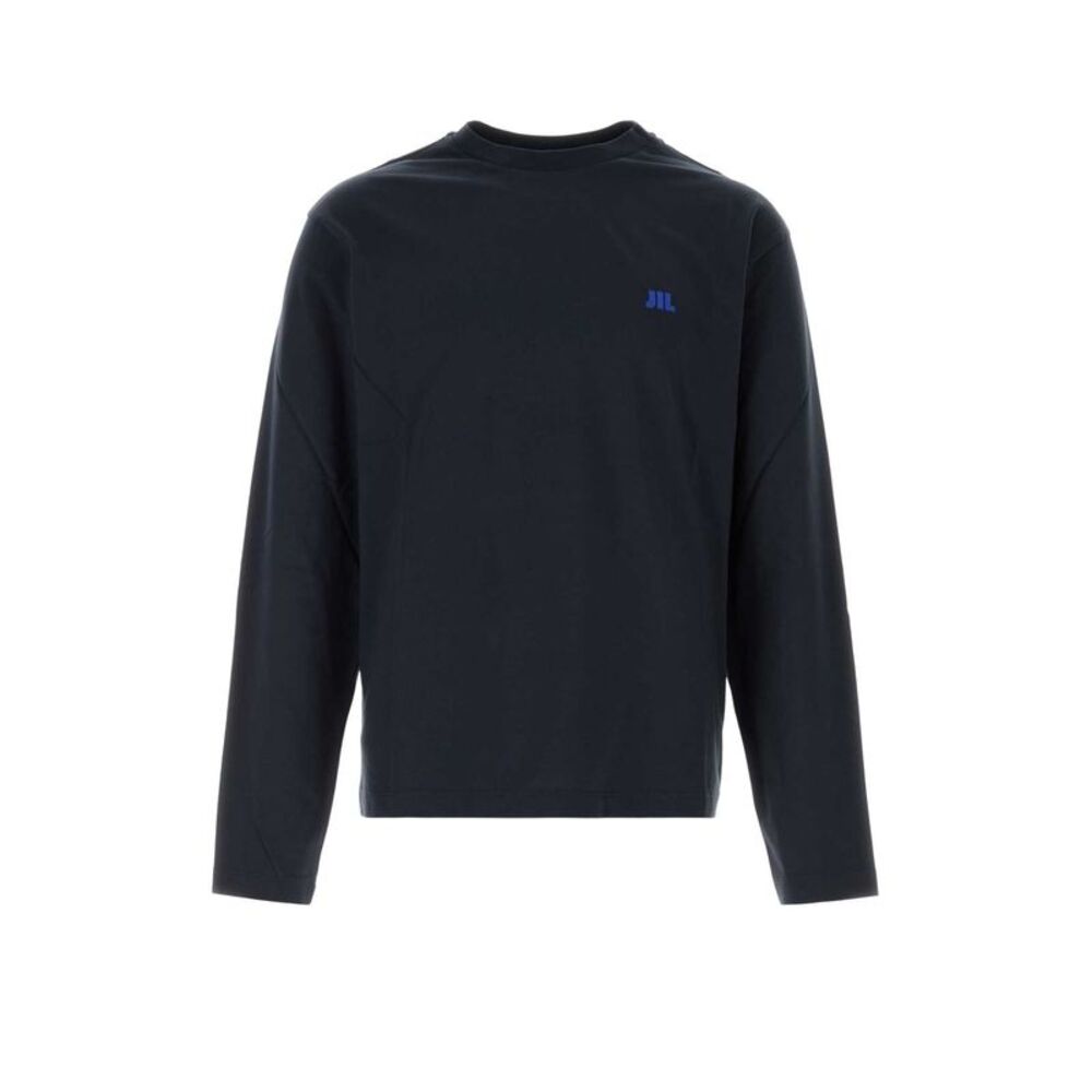 Jil Sander Men Midnight Blue Cotton T-Shirt